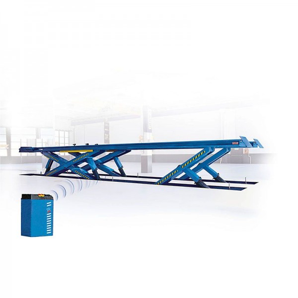 RAV Super Scissors Lifts with capacities from 20,000lbs thru 125,000lbs.