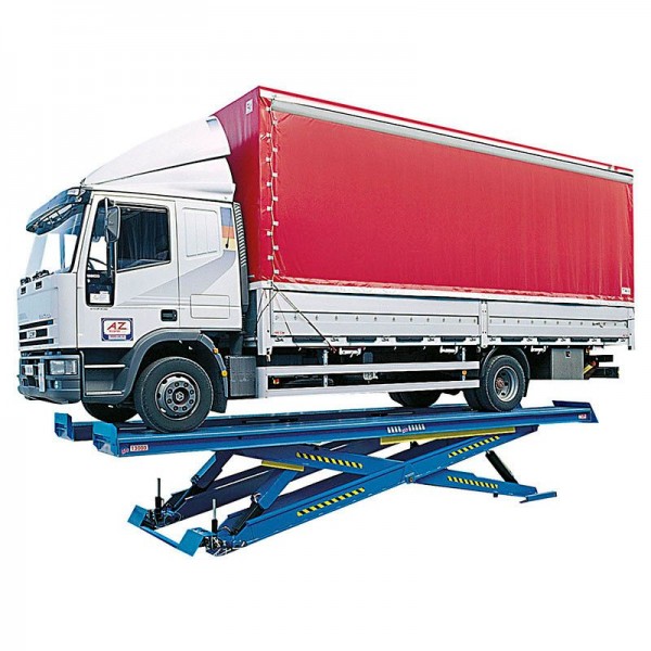 RAV Super Scissors Lifts with capacities from 20,000lbs thru 125,000lbs.