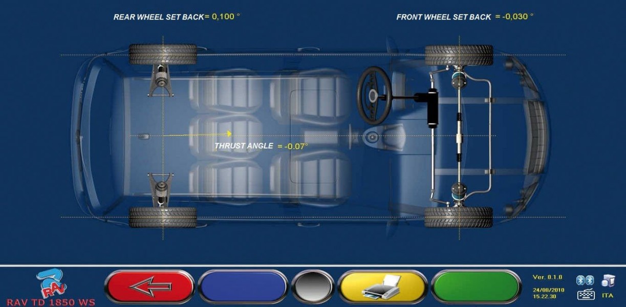 TD1760 Bluetooth Aligner Setback Screen